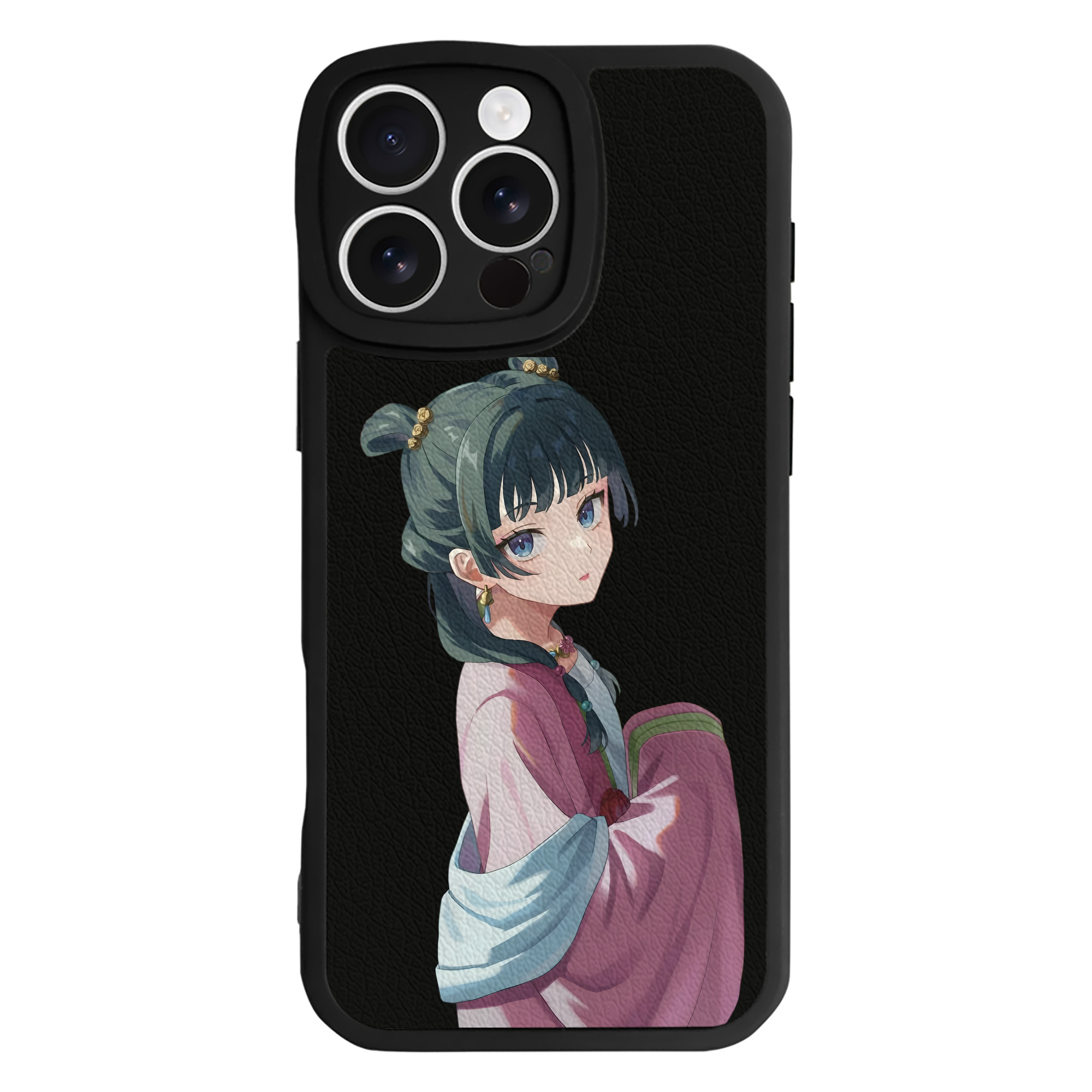 （画像用） 薬屋のひとりごと The Apothecary Diaries 【iPhone 16シリーズ対応】シリコンスマホケース（レザー調） 材質：シリコン